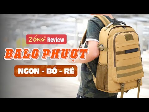 Review Balo vải quân đội đi du lịch, phượt – 40 lít – SUR 40