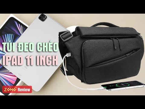Review túi xách đeo chéo nam đựng iPad Air/Pro 11 inch – OZUKO 9349