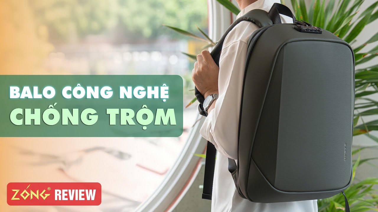 Review Balo laptop công sở, khóa số chống trộm 14/15.6 inch – BANGE ProMax
