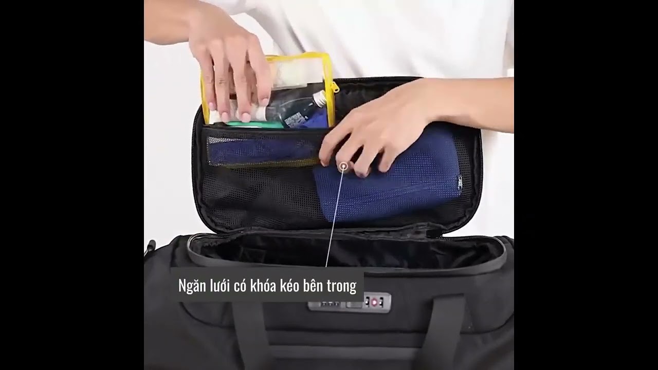 Túi trống du lịch chống trộm cao cấp OZUKO 9651