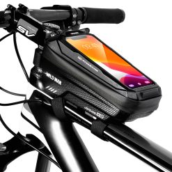 Túi treo khung xe đạp chống nước có ngắn đựng điện thoại cảm ứng – WILD MAN X2