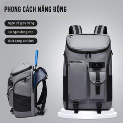 Balo Laptop Du Lich The Thao Dung Vot Cau Long 173 Inch Tangcool Tc725 5