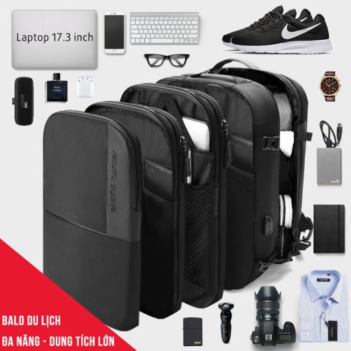 Balo laptop du lịch đa năng, dung tích lớn - Arctic Hunter 382 - Hình ảnh 2