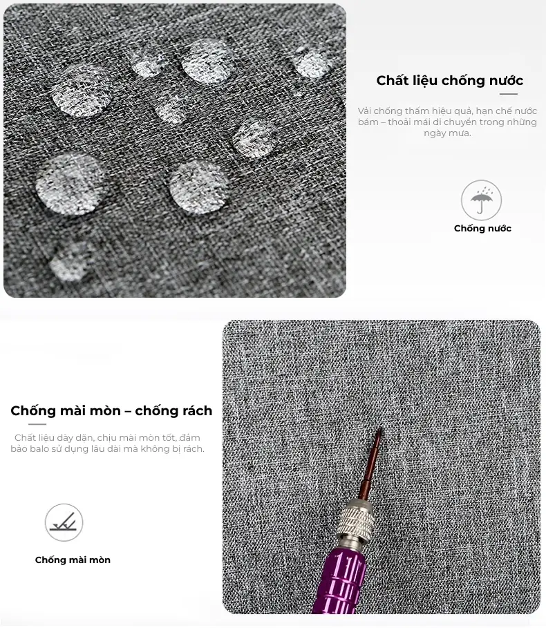 Balo laptop 17 inch giá rẻ in logo theo yêu cầu Frame 124