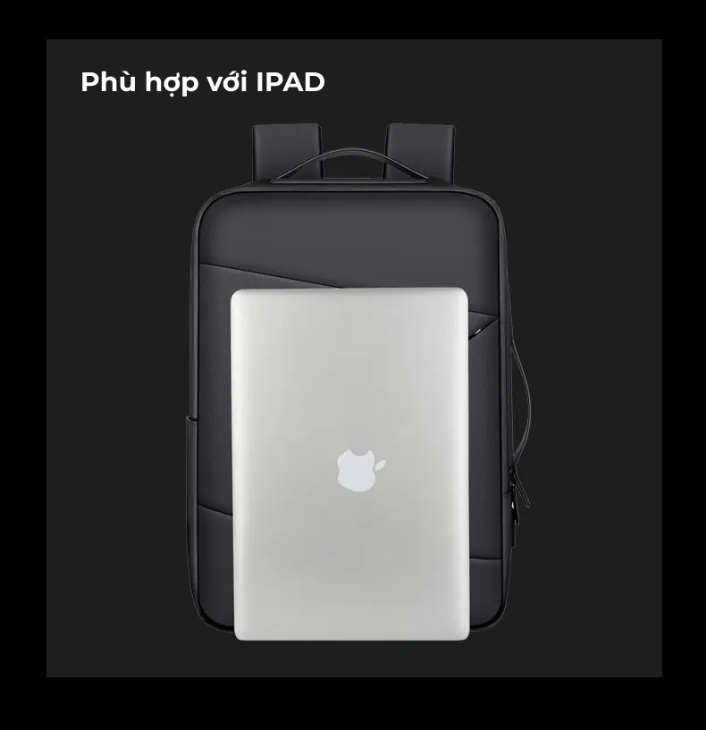 Balo laptop du lịch cao cấp công suất lớn in logo theo yêu cầu Frame 46