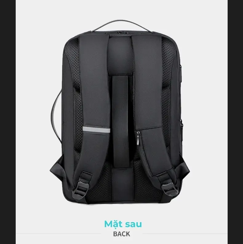 Balo laptop du lịch cao cấp công suất lớn in logo theo yêu cầu Frame 50