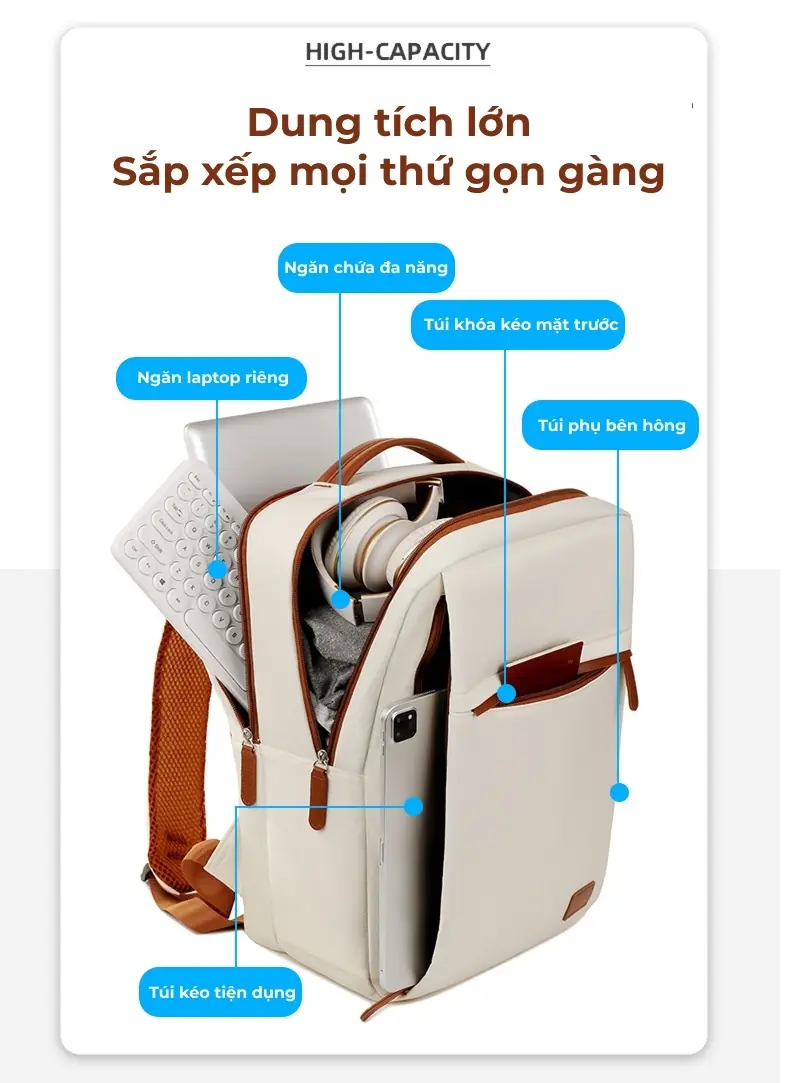 Balo sinh viên in logo theo yêu cầu Frame 73