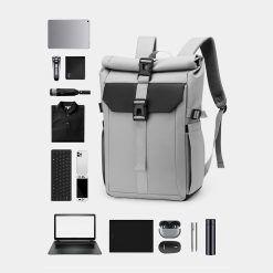 Balo Du Lich Phuot Rolltop In Logo Theo Yeu Cau 2
