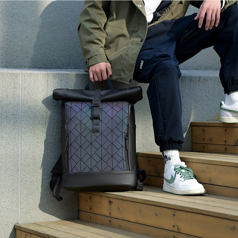 Balo Rolltop thiết kế thời trang unisex chống thấm nước Balo Rolltop Thiet Ke Thoi Trang Unisex Chong Tham Nuoc 5