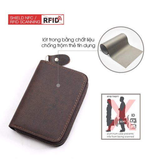 Vi Da Cao Cap Nho Gon Co Rfid Chong Trom 8141 4