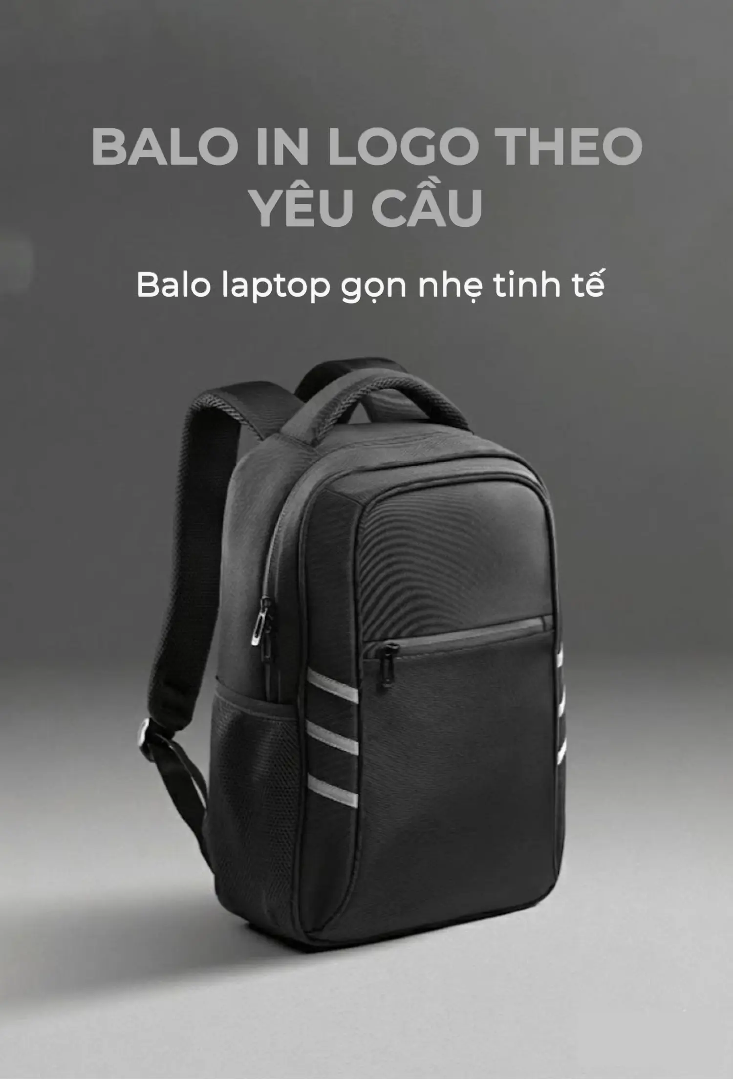 Balo Laptop gọn nhẹ in logo theo yêu cầu Frame 138 2