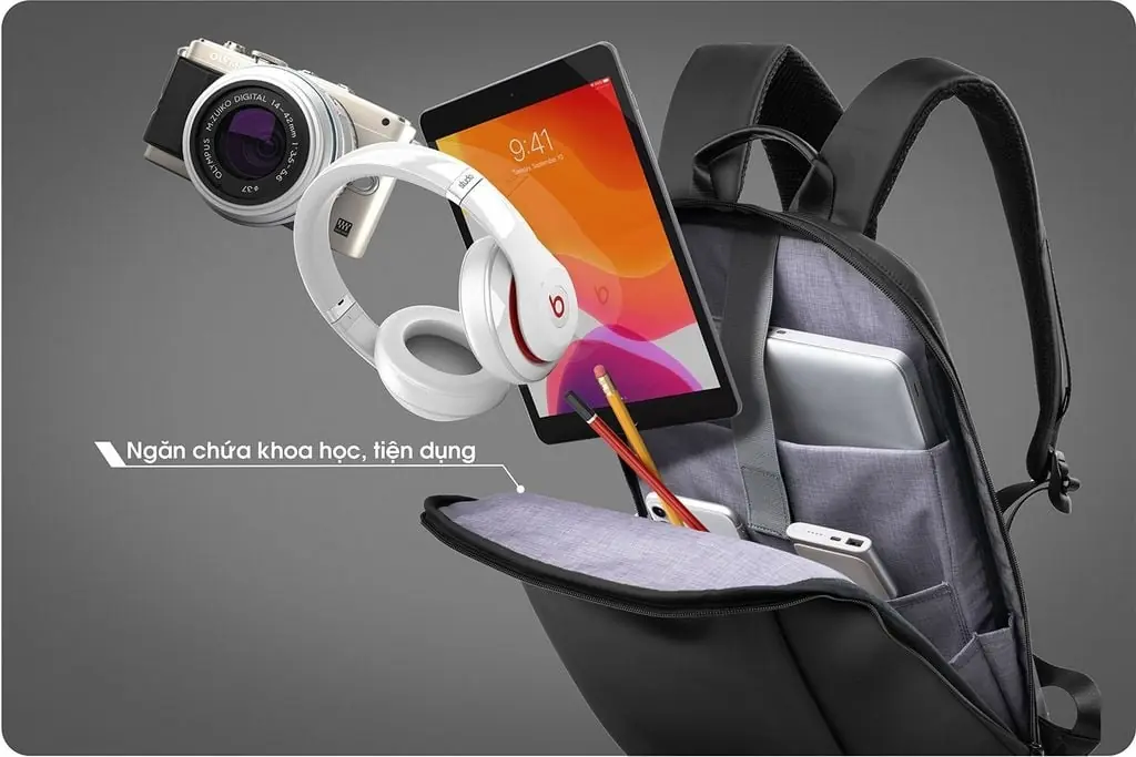 Balo laptop công sở cao cấp 13 - 14 inch - KINGBAG KRATOS balo laptop cong so cao cap 13 14 inch kingbag kratos 11