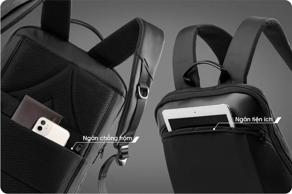 Balo laptop công sở cao cấp 13 - 14 inch - KINGBAG KRATOS balo laptop cong so cao cap 13 14 inch kingbag kratos 8