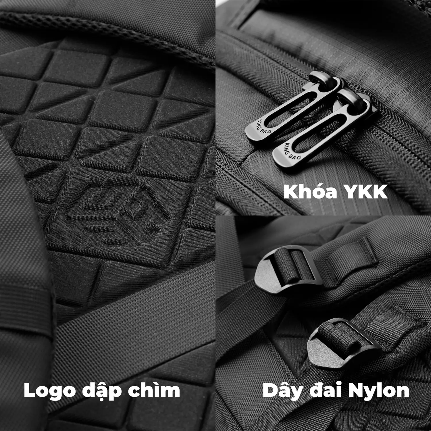 Balo laptop du lịch cao cấp - Kingbag Ponos balo laptop du lich cao cap kingbag ponos 14