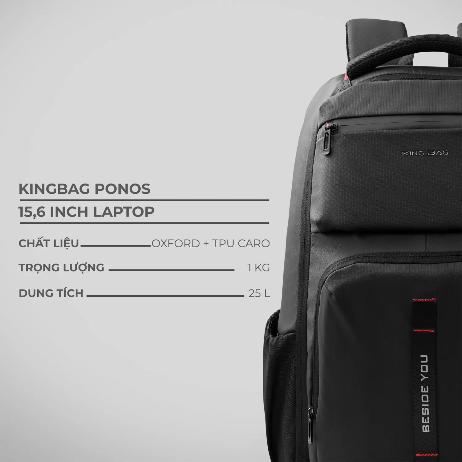 Balo laptop du lịch cao cấp - Kingbag Ponos balo laptop du lich cao cap kingbag ponos 7