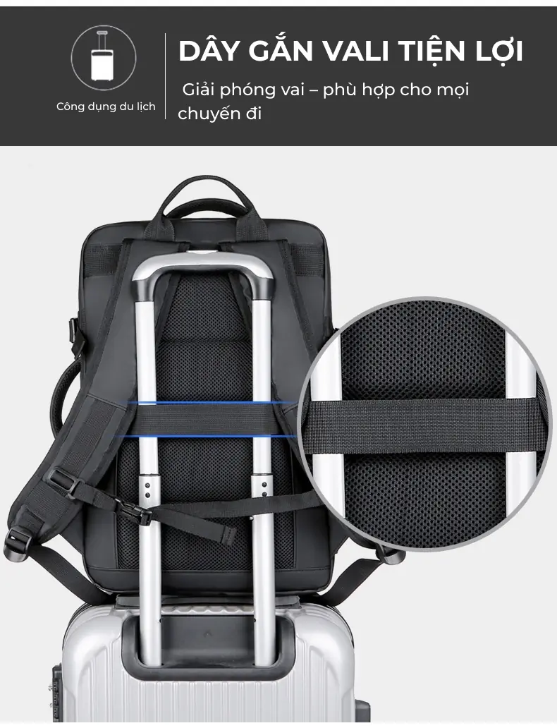 Balo công sở mở rộng dung tích in logo theo yêu cầu balo cong so mo rong dung tich in logo theo yeu cau 7