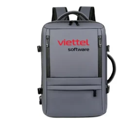 Balo công sở mở rộng dung tích in logo theo yêu cầu balo cong so thanh lich in logo theo yeu cau 1