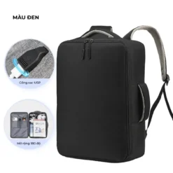 balo cong so thoi trang co cong usb in logo theo yeu cau 10