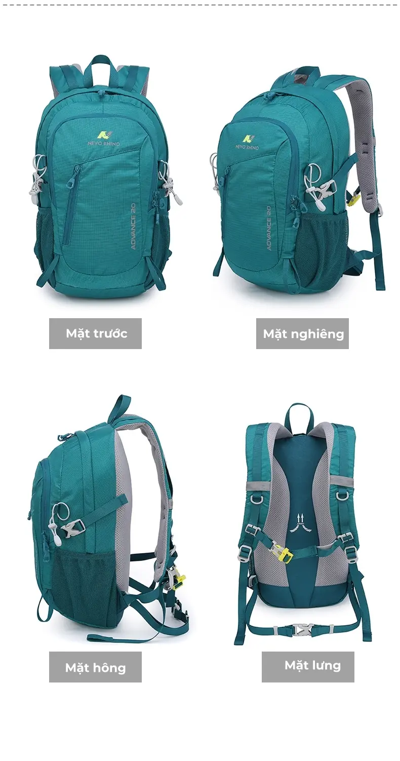Balo thể thao, phượt, leo núi chống thấm nước – 20 lít – NEVO RHINO 5165 balo the thao phuot leo nui chong tham nuoc 20 lit nevo rhino 5165 19