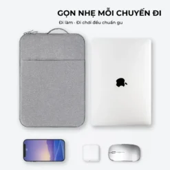 tui chong soc laptop macbook 13 inch lot nhung cao cap 3