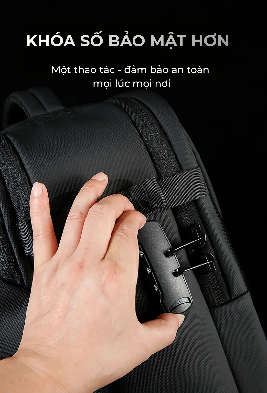 Balo du lịch mới có khóa số mới BANGE 7875 balo du lich moi co khoa so moi bange 7875 15