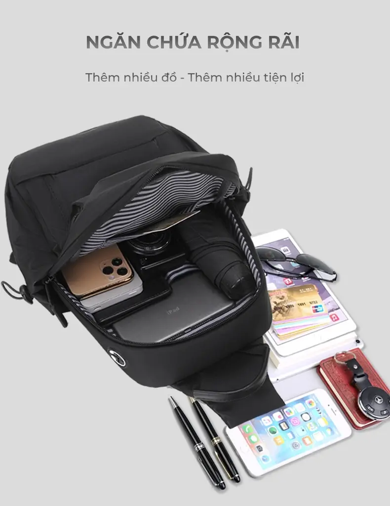 Túi đeo chéo bao tử nam thời trang in logo theo yêu cầu tui deo cheo bao tu nam thoi trang in logo theo yeu cau 4