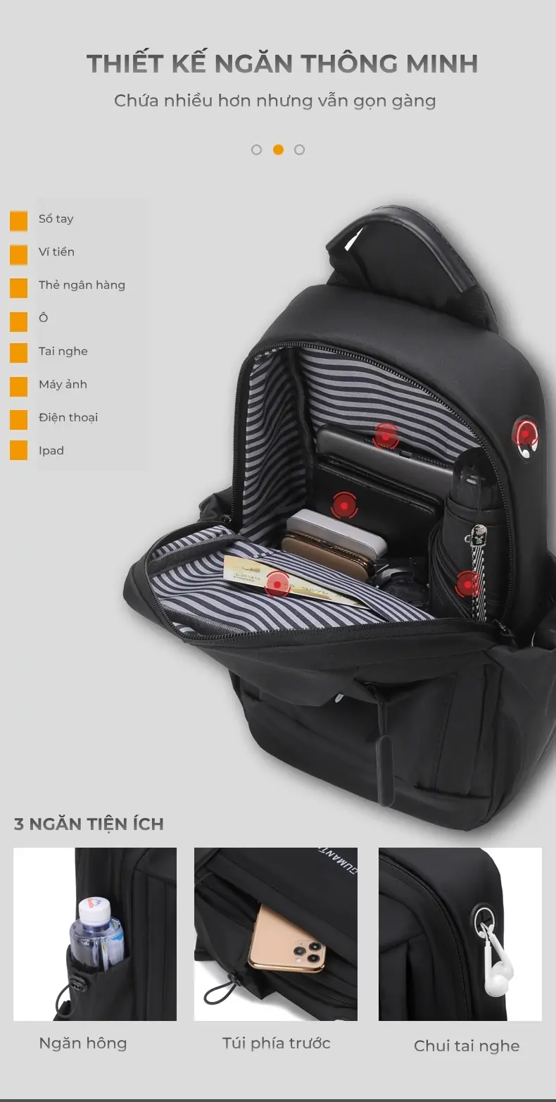 Túi đeo chéo bao tử nam thời trang in logo theo yêu cầu tui deo cheo bao tu nam thoi trang in logo theo yeu cau 5