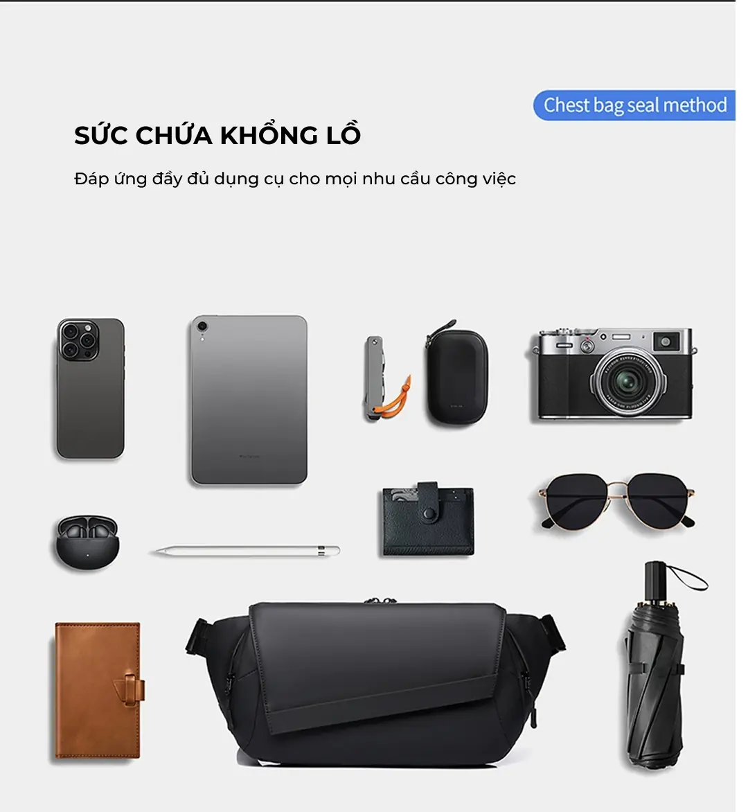 Túi đeo chéo nam phong cách thể thao in logo theo yêu cầu tui deo cheo nam phong cach the thao in logo theo yeu cau 10