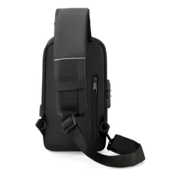 Alternative view of Túi đeo chéo, túi bao tử nam có khóa số in logo theo yêu cầu