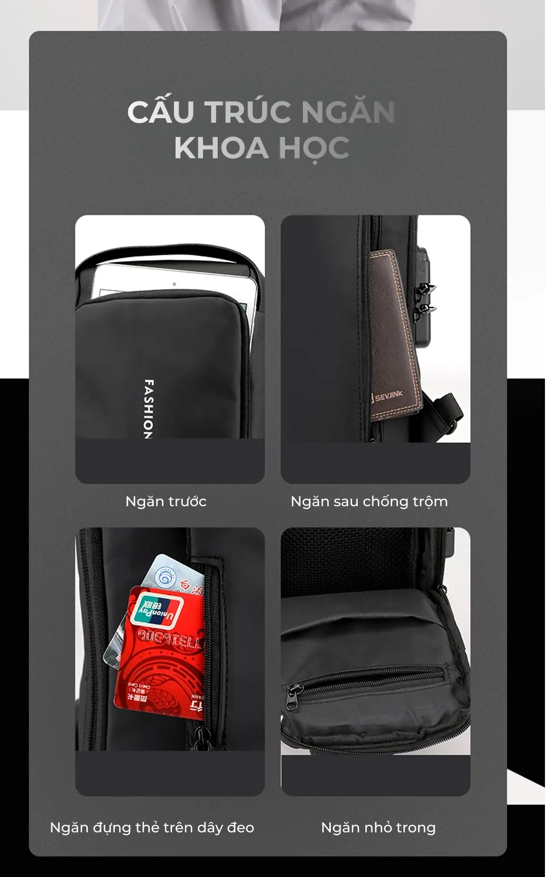 Túi đeo chéo, túi bao tử nam có khóa số in logo theo yêu cầu tui deo cheo tui bao tu nam co khoa so in logo theo yeu cau 7