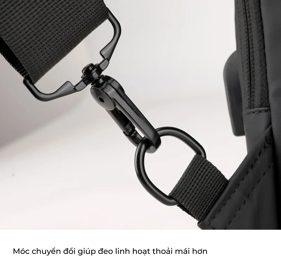 Túi đeo chéo, túi bao tử nam có khóa số in logo theo yêu cầu tui deo cheo tui bao tu nam co khoa so in logo theo yeu cau 9