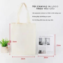 tui canvas in logo theo yeu cau day du kich thuoc danh cho hoc sinh sinh vien qua tang doanh nghiep 10