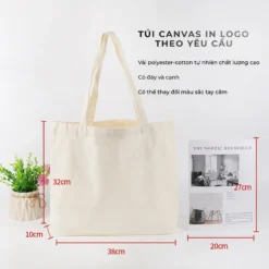 tui canvas in logo theo yeu cau day du kich thuoc danh cho hoc sinh sinh vien qua tang doanh nghiep 14