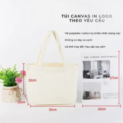 tui canvas in logo theo yeu cau day du kich thuoc danh cho hoc sinh sinh vien qua tang doanh nghiep 8