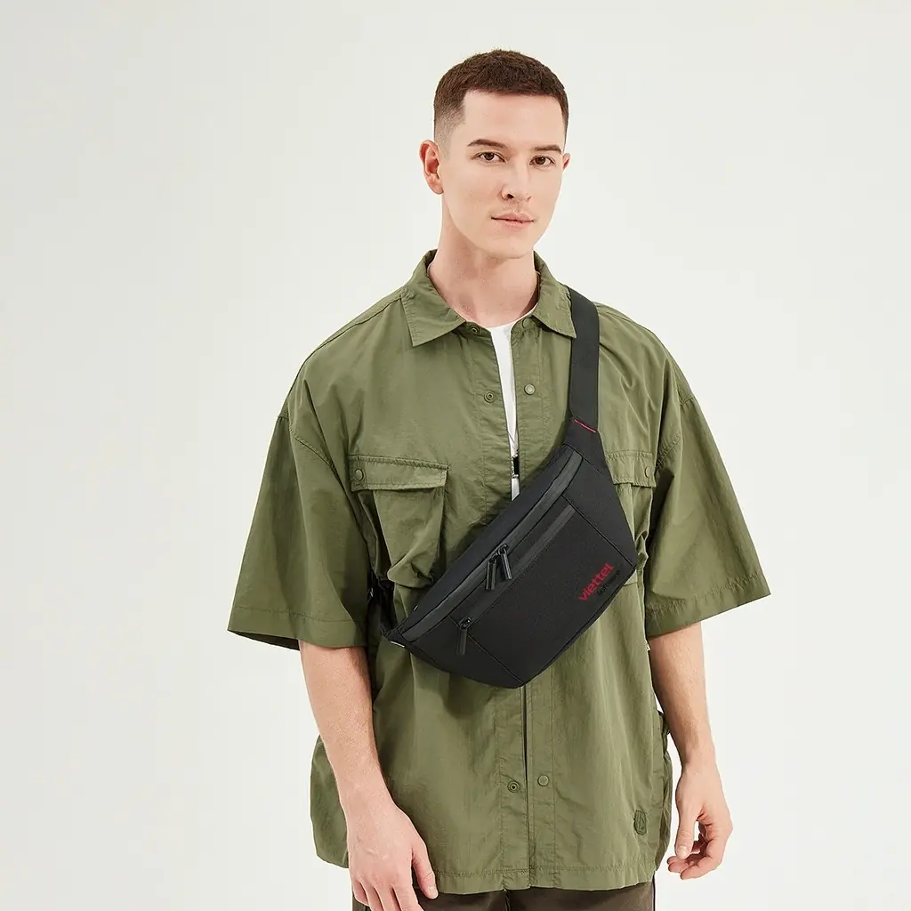 Túi đeo chéo, đeo hông đa năng, đa phong cách in logo theo yêu cầu Túi đeo chéo, đeo hông đa năng, đa phong cách in logo theo yêu cầu - Ảnh 2