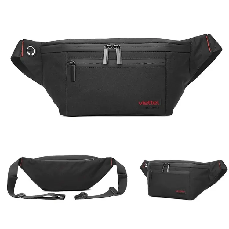 Túi đeo chéo, đeo hông đa năng, đa phong cách in logo theo yêu cầu tui deo cheo deo hong da nang da phong cach in logo theo yeu cau 16