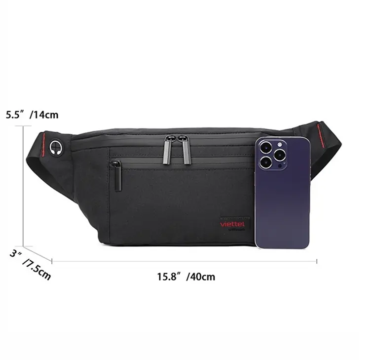 Túi đeo chéo, đeo hông đa năng, đa phong cách in logo theo yêu cầu tui deo cheo deo hong da nang da phong cach in logo theo yeu cau 17