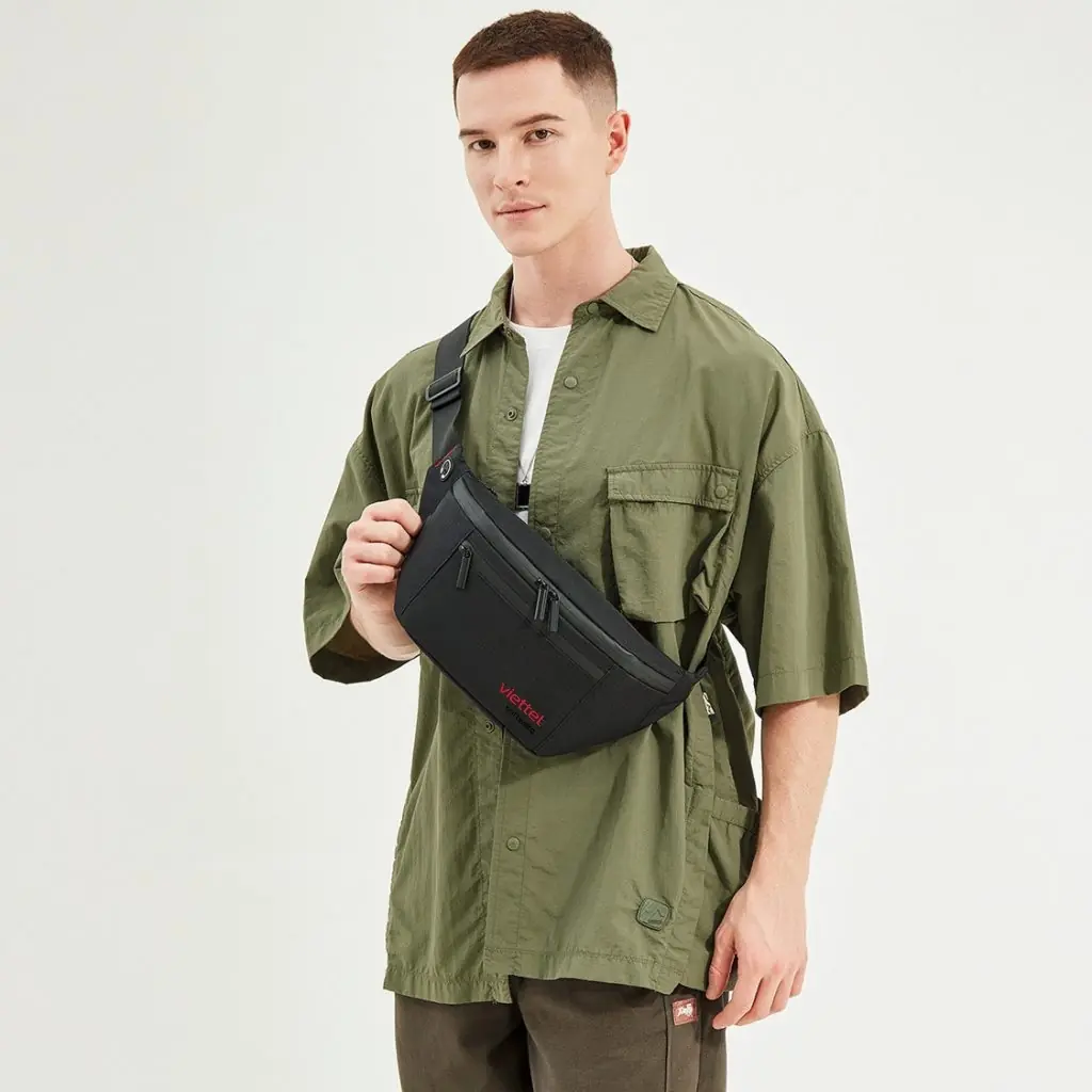 Túi đeo chéo, đeo hông đa năng, đa phong cách in logo theo yêu cầu Túi đeo chéo, đeo hông đa năng, đa phong cách in logo theo yêu cầu - Ảnh 3