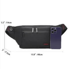 Túi đeo chéo, đeo hông đa năng, đa phong cách in logo theo yêu cầu tui deo cheo deo hong da nang da phong cach in logo theo yeu cau 7