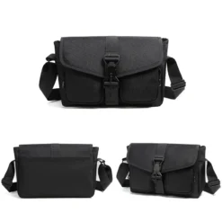 Túi đeo chéo nắp gài nam tối giản in logo theo yêu cầu tui deo cheo nap gai nam toi gian in logo theo yeu cau 2