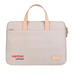 Túi xách nữ in logo theo yêu cầu, túi macbook, laptop15.6 inch có đệm khí thời trang