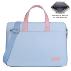 tui xach unisex in logo theo yeu cau tui macbook laptop156 inch co dem khi thoi trang 6