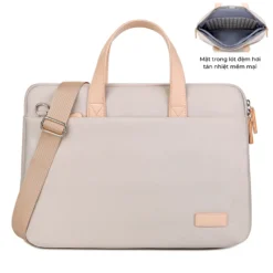 tui xach unisex in logo theo yeu cau tui macbook laptop156 inch co dem khi thoi trang 8