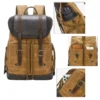 Balo canvas nắp gập retro du lịch, balo phượt, balo laptop 16 inch - B030