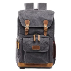 Balo máy ảnh canvas vintage nam cao cấp – Chống nước, dung tích lớn, đựng laptop & máy ảnh SLR - B2792 balo may anh canvas vintage nam cao cap chong nuoc dung tich lon dung laptop may anh slr b2792 2