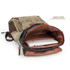 Balo máy ảnh canvas vintage nam cao cấp – Chống nước, dung tích lớn, đựng laptop & máy ảnh SLR - B2792 balo may anh canvas vintage nam cao cap chong nuoc dung tich lon dung laptop may anh slr b2792 7