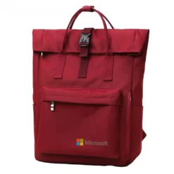 Balo style Nhật Bản nắp gập unisex, balo laptop 15.6 inch màu sắc trẻ trung đi học, đi làm in logo theo yêu cầu