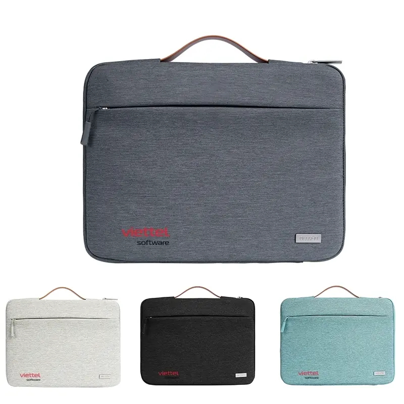 Túi xách macbook, laptop 13 inch - 16 inch lót bông cao cấp in logo theo yêu cầu Túi xách macbook, laptop 13 inch - 16 inch lót bông cao cấp in logo theo yêu cầu