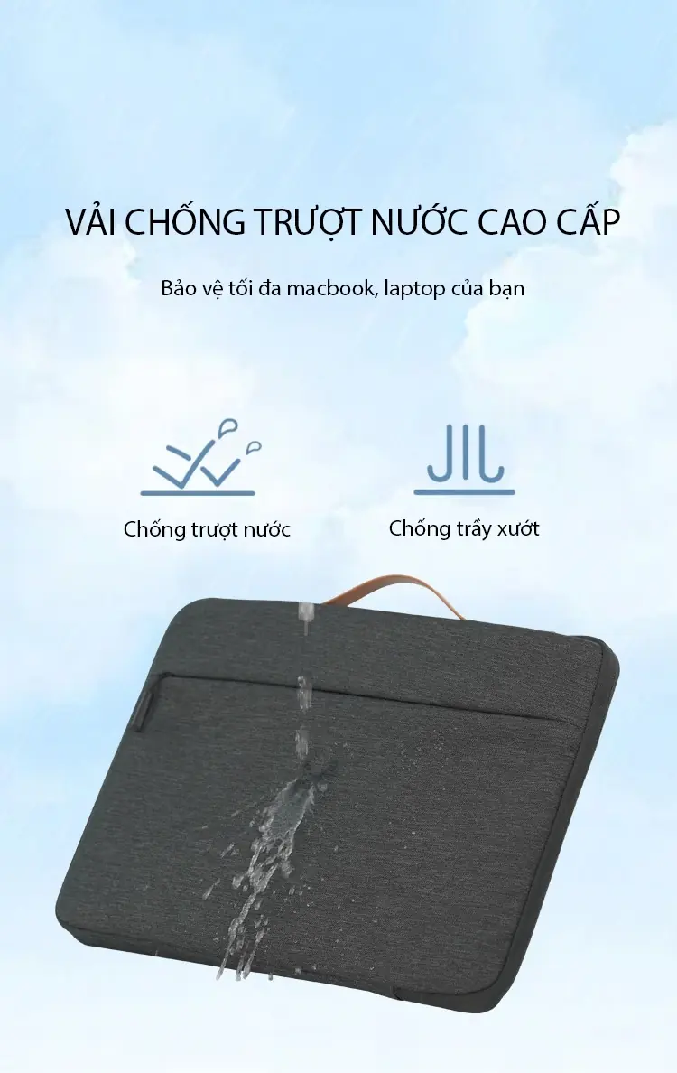 Túi xách macbook, laptop 13 inch - 16 inch lót bông cao cấp in logo theo yêu cầu tui xach macbook laptop 165 inch lot bong cao cap in logo theo yeu cau 13