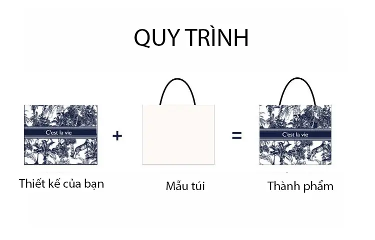 tui xach nu tui xach canvas hoa tiet vintage in logo theo yeu cau 11